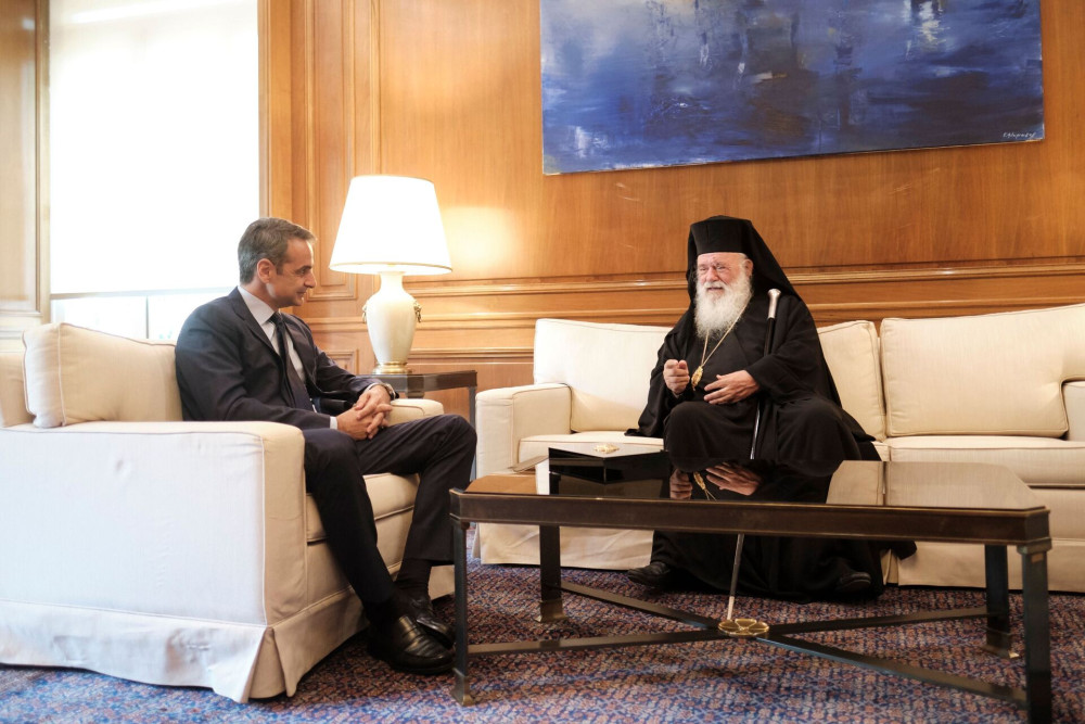 Συνάντηση Μητσοτάκη-Ιερωνύμου: Άκυρη η συμφωνία Τσίπρα με την Εκκλησία