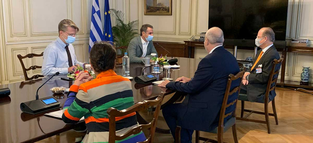 Με τον CEO της Boehringer Ingelheim συναντήθηκε ο Πρωθυπουργός
