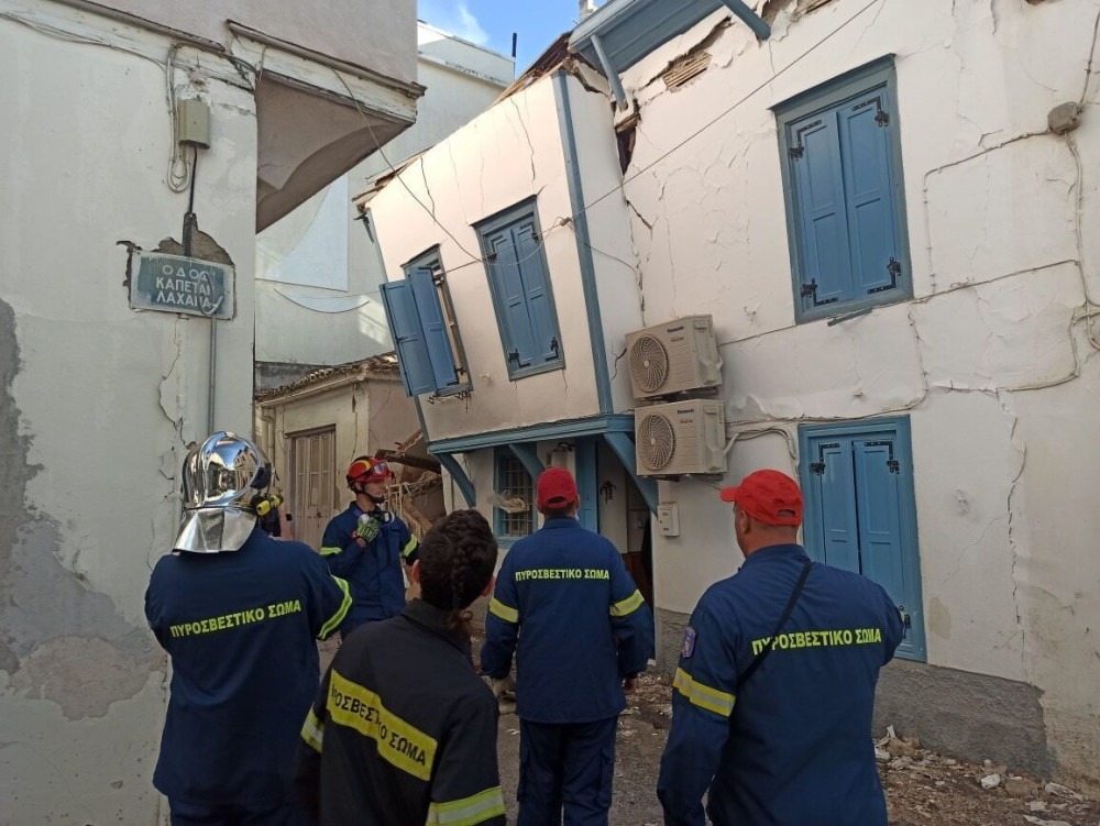 Σεισμός στη Σάμο: Στο νησί 57 μηχανικοί του υπουργείου Υποδομών