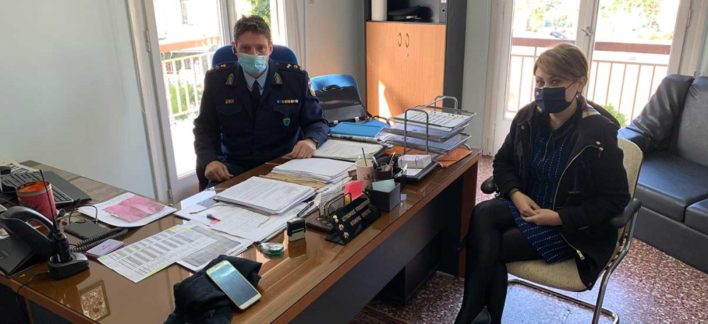 Αλεξοπούλου σε αστυνομικούς: “Δύσκολο και σημαντικό το έργο σας. Νιώθουμε ασφαλείς.”