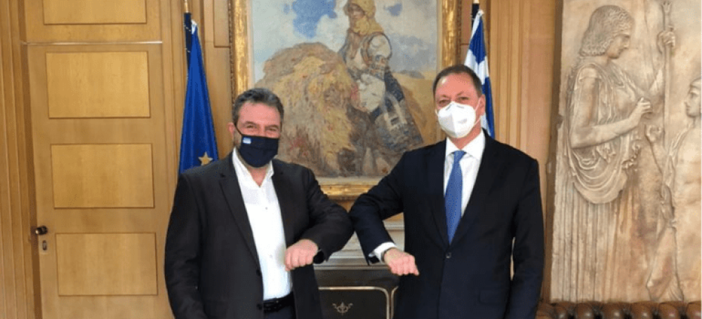 Συνάντηση Λιβανού – Αραχωβίτη – Κρίτωνα: Στο επίκεντρο το ταμείο Ανάκαμψης