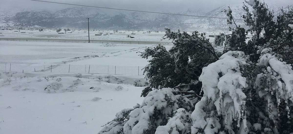 Στην Κρήτη η “Μήδεια”-Έντονη χιονόπτωση στο Λασίθι