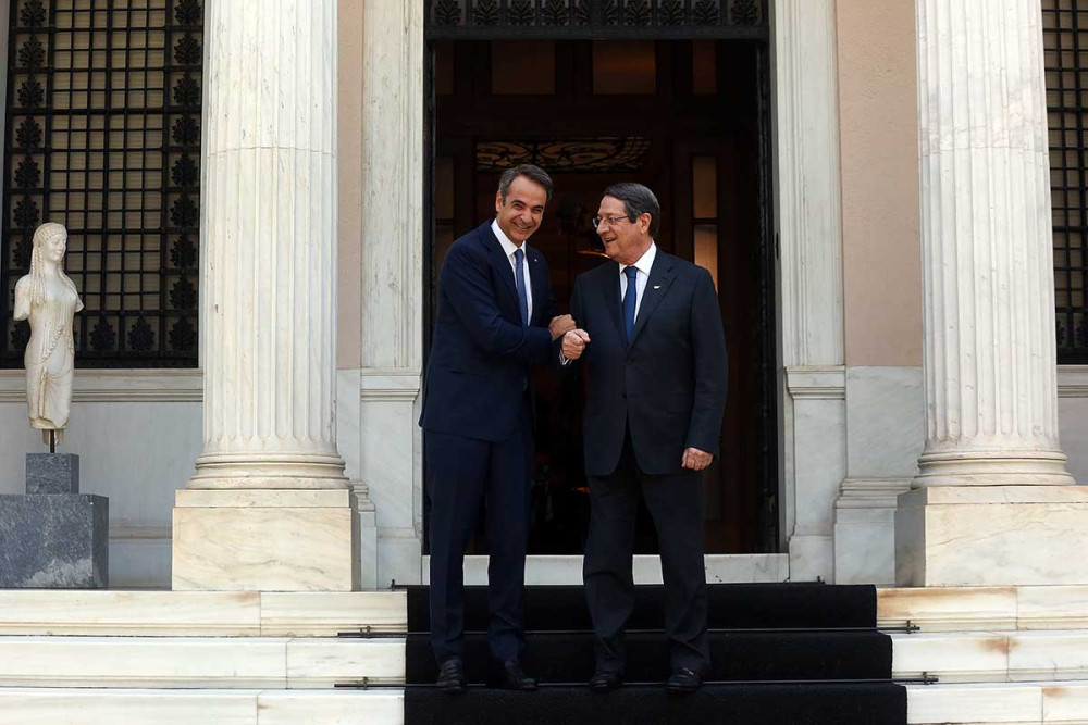 Συνάντηση Μητσοτάκη-Αναστασιάδη αύριο Τετάρτη 21/4