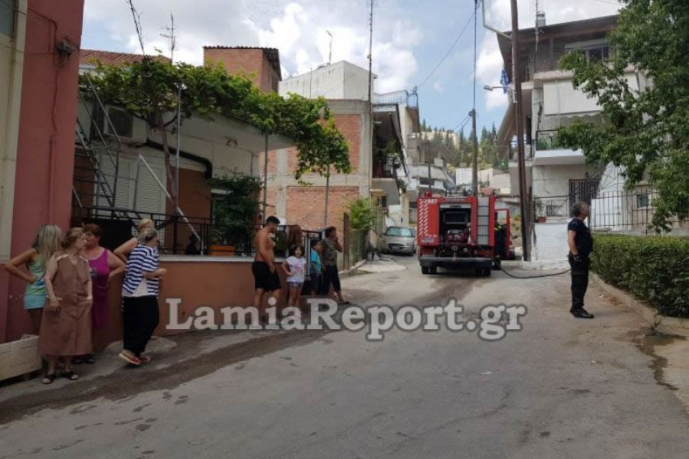 Πυρκαγιά σε διαμέρισμα στη Λαμία από διαρροή υγραερίου (εικόνες – video)