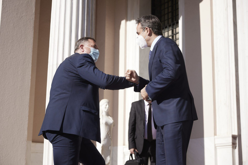Μητσοτάκης: Υποστηρίζουμε την ευρωπαϊκή προοπτική της Βοσνίας και Ερζεγοβίνης