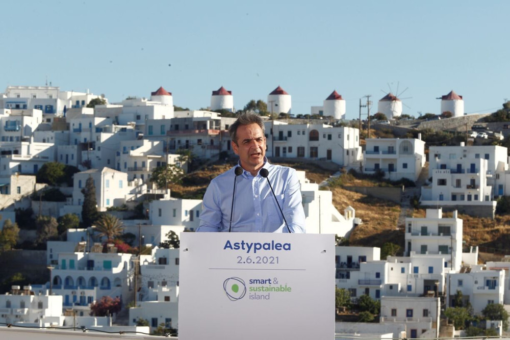 Μητσοτάκης: Η Αστυπάλαια «μοντέλο» πράσινης μετάβασης για την Ελλάδα και το εξωτερικό