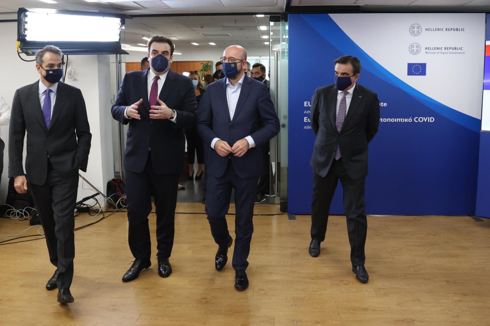 Μισέλ, στα ελληνικά, για ψηφιακό πιστοποιητικό: Η Ελλάδα στην πρώτη γραμμή