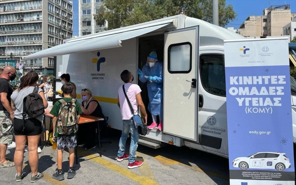ΕΟΔΥ: Δωρεάν rapid test σε 33 σημέια σε όλη την Ελλάδα