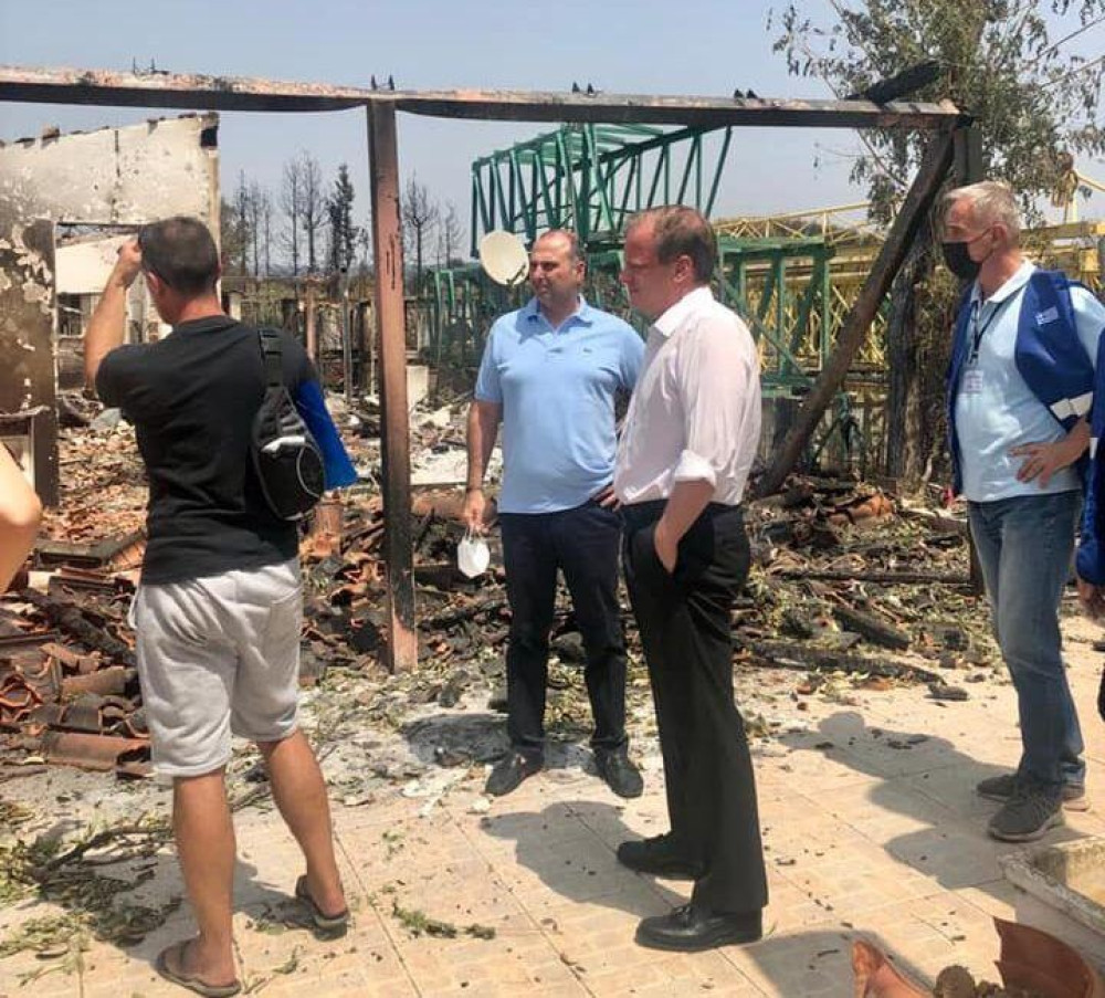 Καραμανλής από Βαρυμπόμπη:  Θα ολοκληρωθεί ταχύτατα η διαδικασία καταγραφής των ζημιών – Δεν θα μείνει κανείς μόνος