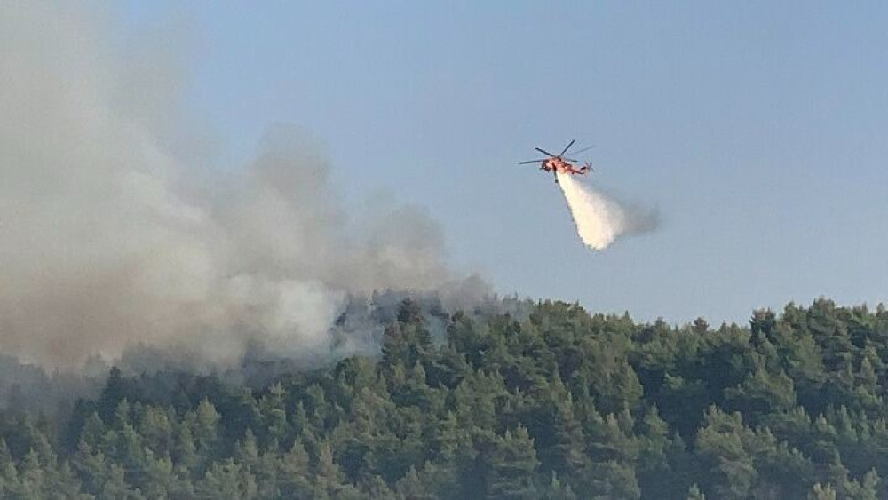 Πύργος: Αναζωπυρώσεις στην Αχλαδινή- Διακοπή κυκλοφορίας τμήματος της ΕΟ Τρίπολης-Πύργου