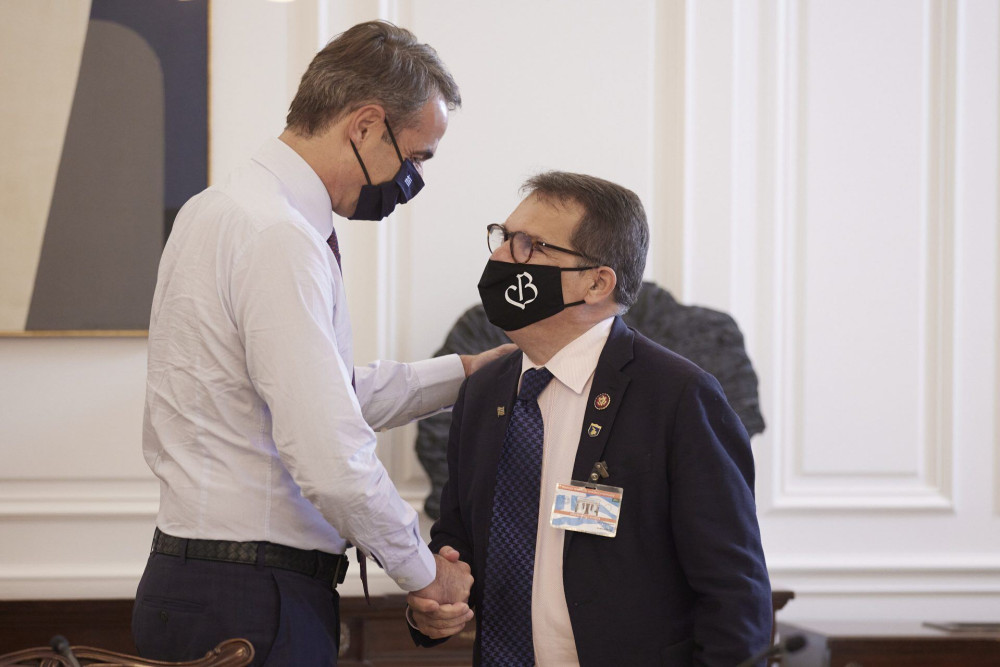 Η ενίσχυση των ελληνοαμερικανικών σχέσεων στο επίκεντρο συνάντησης Μητσοτάκη-Biliraki
