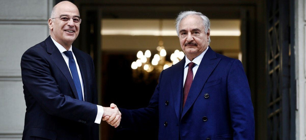Συνάντηση Δένδια – Χαφτάρ στο υπουργείο Εξωτερικών (pics & vid)