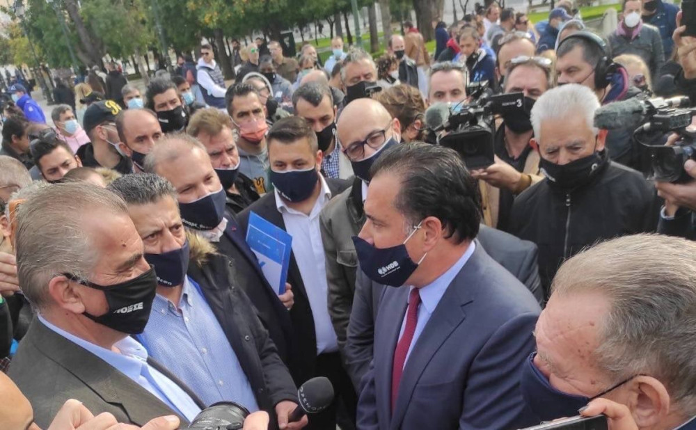 Ο Άδωνις στη συγκέντρωση για την εστίαση- Τι είπε