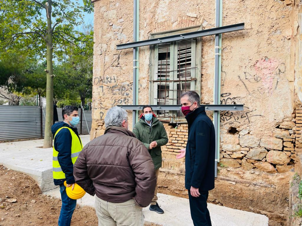 Δήμος Αθηναίων: Ξεκίνησαν οι πρώτες εργασίες αναστήλωσης της “Βίλας Κλωναρίδη”