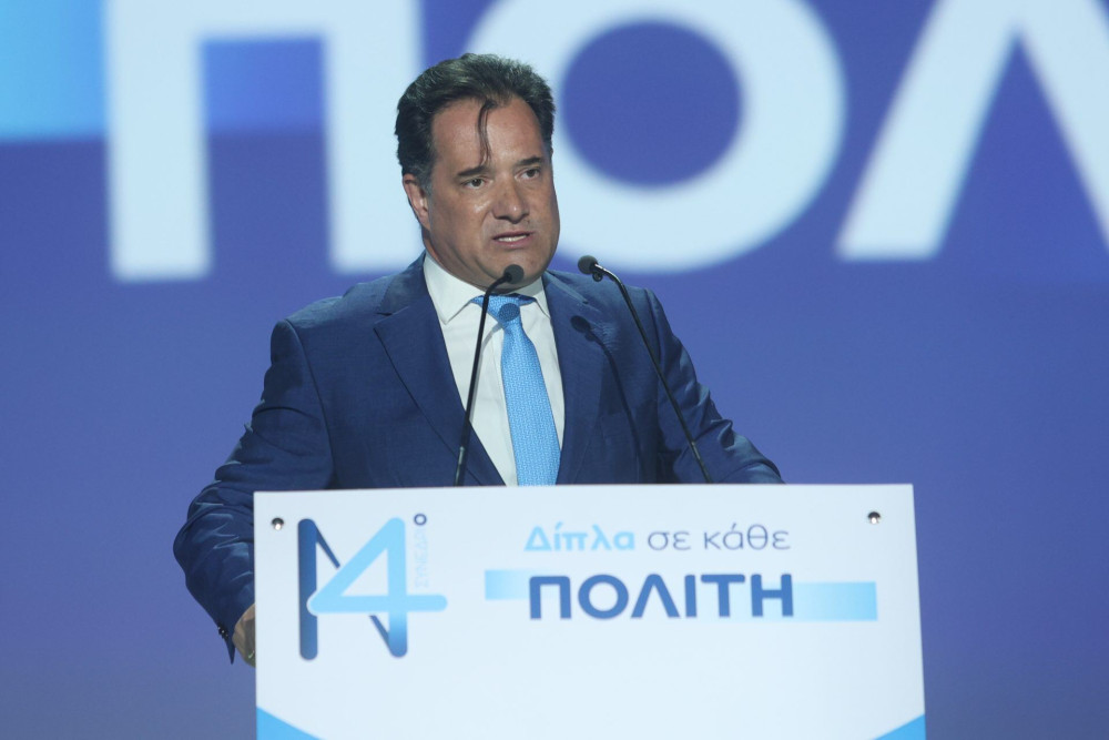 Συνέδριο ΝΔ – Αδωνις Γεωργιάδης: Η ιστορία της Ελλάδας μας επιβάλλει να είμαστε με την Ουκρανία