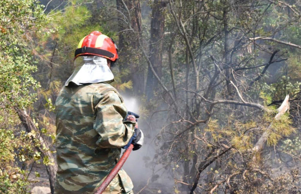 Φωτιές: Εκκένωση της Βρίσας και του Σταυρού – Συνδρομή στρατού σε Έβρο και Λέσβο