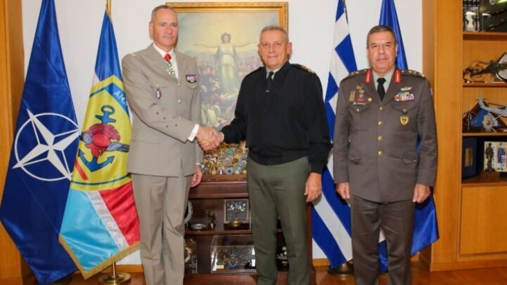 Αρχηγός ΓΕΕΘΑ – «Συμμαχική» συνάντηση με τον αρχηγό Χερσαίων Δυνάμεων της Γαλλίας