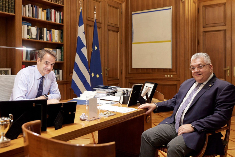 Συνάντηση Μητσοτάκη με τον πρύτανη του ΑΠΘ – Τι συζήτησαν