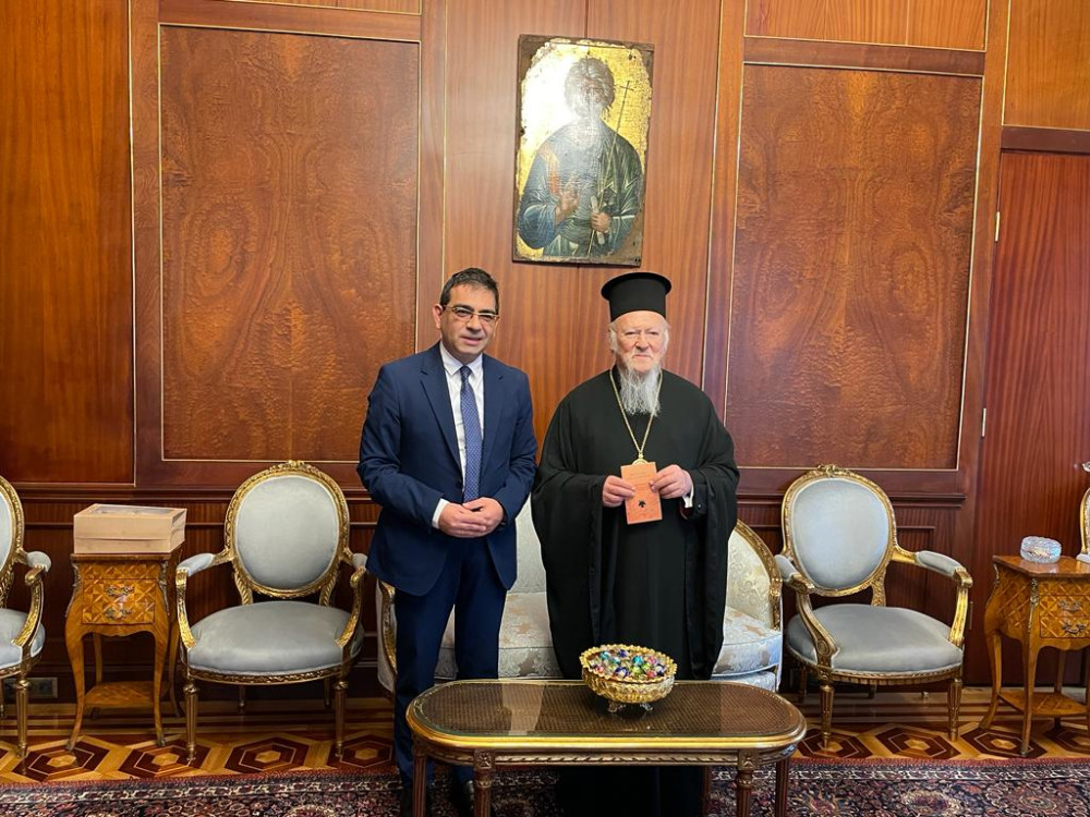 Συνάντηση Σταμάτη με τον Οικουμενικό Πατριάρχη Βαρθολομαίο στο Φανάρι – Τα θέματα που συζητήθηκαν