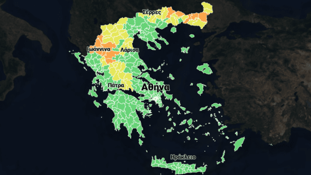 Παγετός – Εφαρμογή του ΥΠΑΑΤ θα προειδοποιεί τον παραγωγό