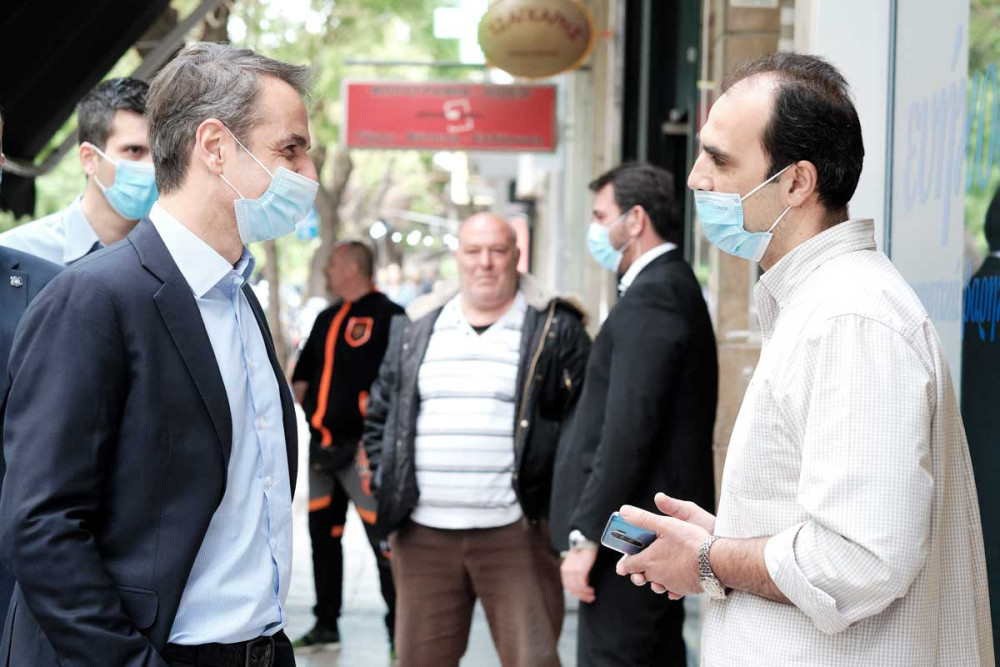 Στο Παγκράτι ο Πρωθυπουργός