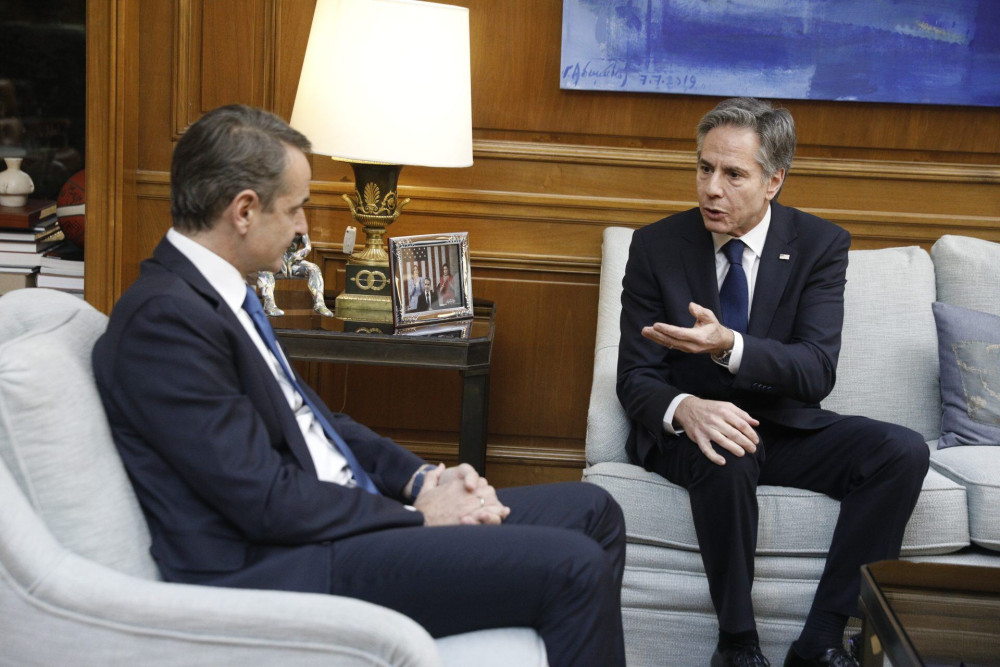 Μητσοτάκης – Μπλίνκεν: Πυλώνας σταθερότητας η Ελλάδα