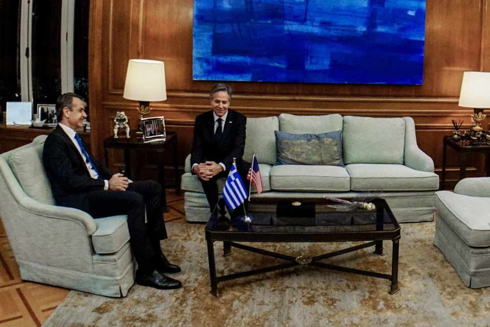 Στέιτ Ντιπάρτμεντ: “Η ισχυρή σχέση ΗΠΑ-Ελλάδας” επιβεβαιώθηκε στη συνάντηση Μπλίνκεν-Μητσοτάκη