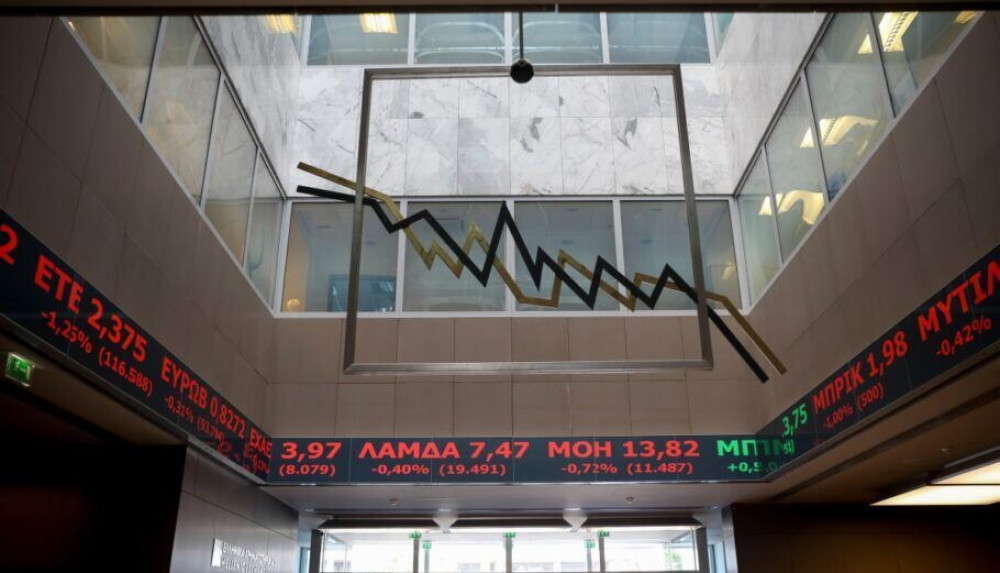 Χρηματιστήριο Αθηνών: Βουτιά άνω του 4,5% στον απόηχο της «κατρακύλας« της Credit Suisse