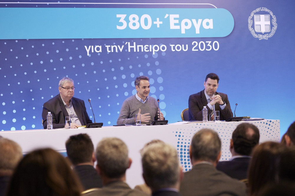 Μητσοτάκης: Να κάνουμε την Ήπειρο από ουραγό πραγματικό πρωταγωνιστή – Πρόγραμμα 2,7 δισ. ευρώ για 380 έργα