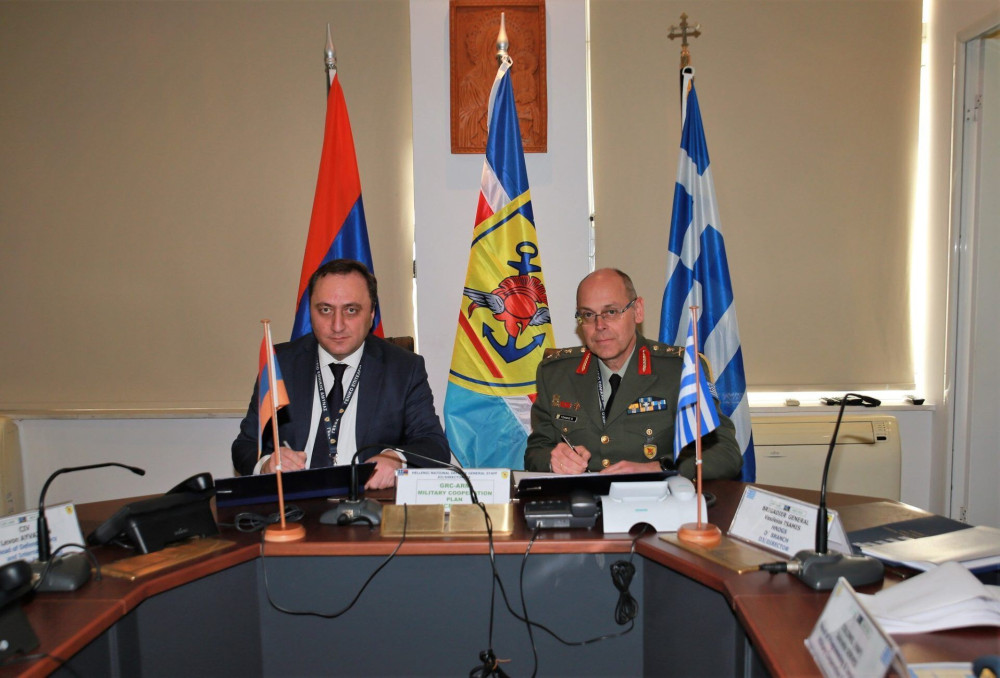 Ελλάδα – Αρμενία υπέγραψαν πρόγραμμα στρατιωτικής συνεργασίας για το 2023