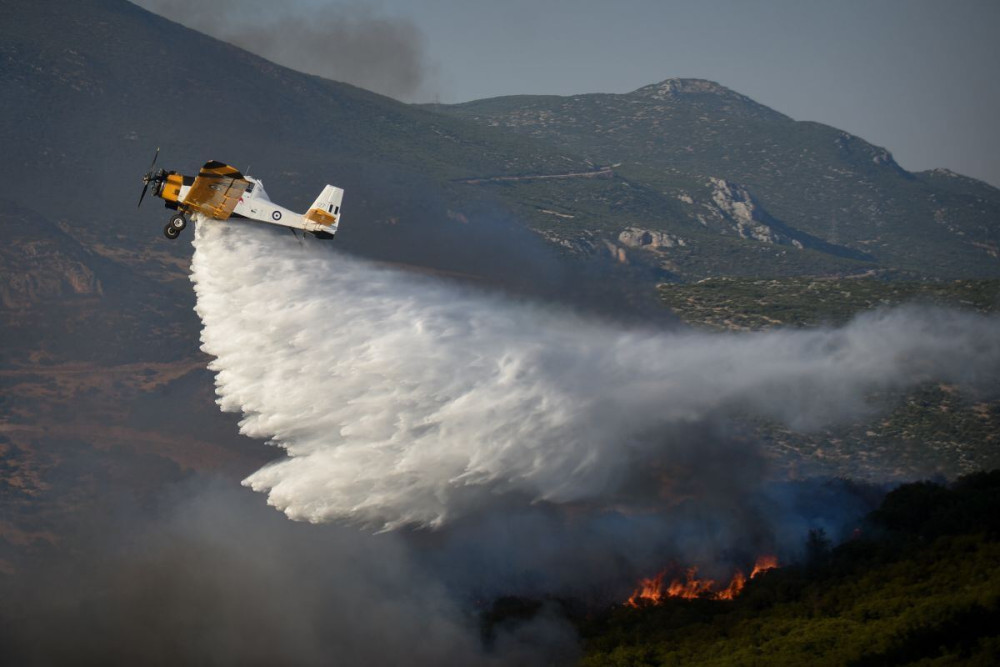 Φωτιά στην Αργολίδα - Εστάλη μήνυμα του 112