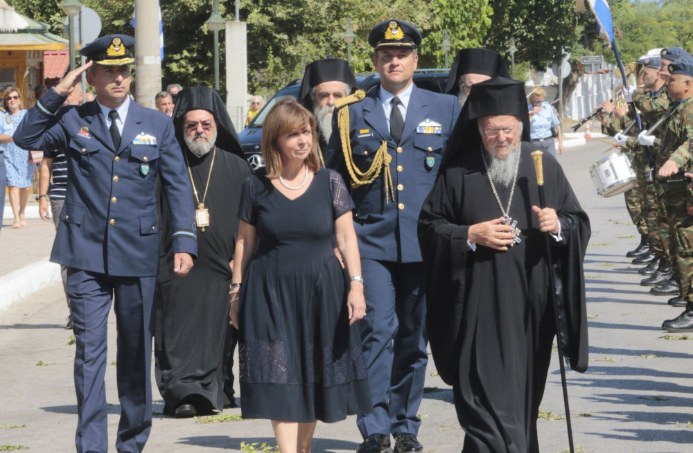 Στην Ηλεία βρέθηκαν η ΠτΔ Κατερίνα Σακελλαροπούλου και ο Οικουμενικός Πατριάρχης Βαρθολομαίος