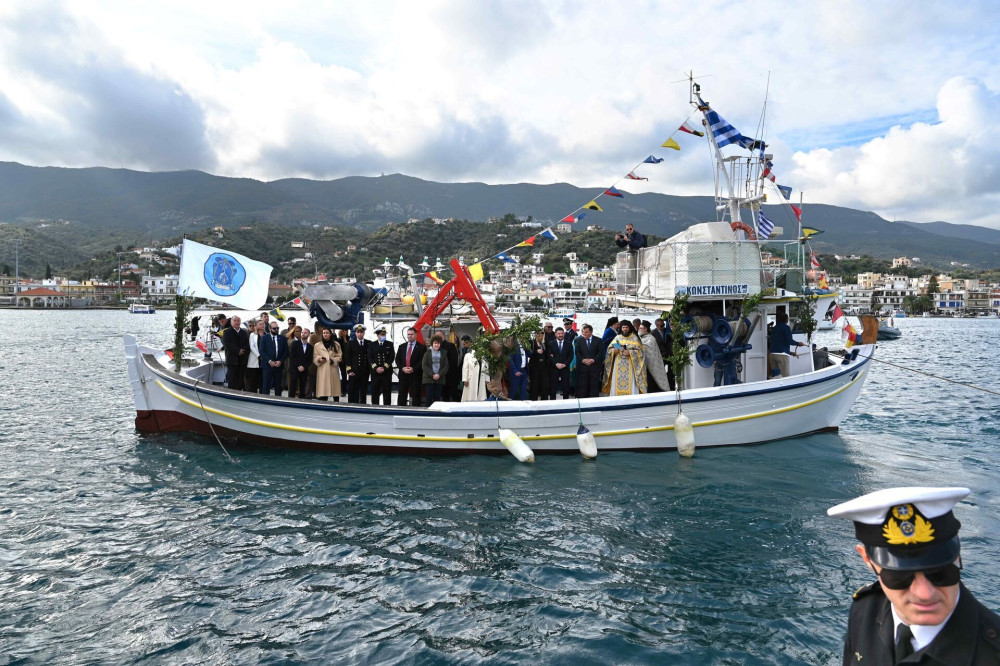 Αγιασμός των υδάτων στο Αρχηγείο της ΕΛΑΣ