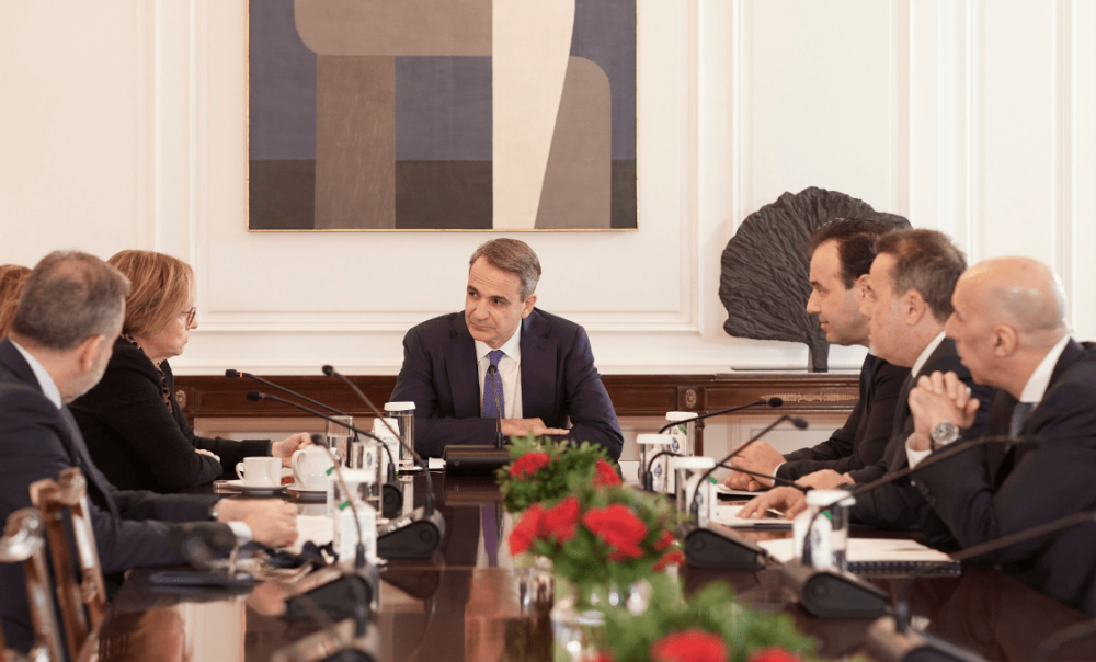 Συνάντηση Μητσοτάκη με τη διευθύνουσα σύμβουλο της Vodafone - Συζητήθηκαν οι επενδύσεις της εταιρείας στην Ελλάδα
