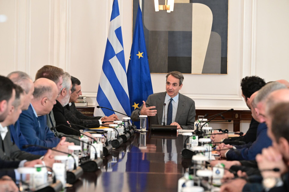 Νέα συνάντηση του πρωθυπουργού με αγρότες στο Μαξίμου