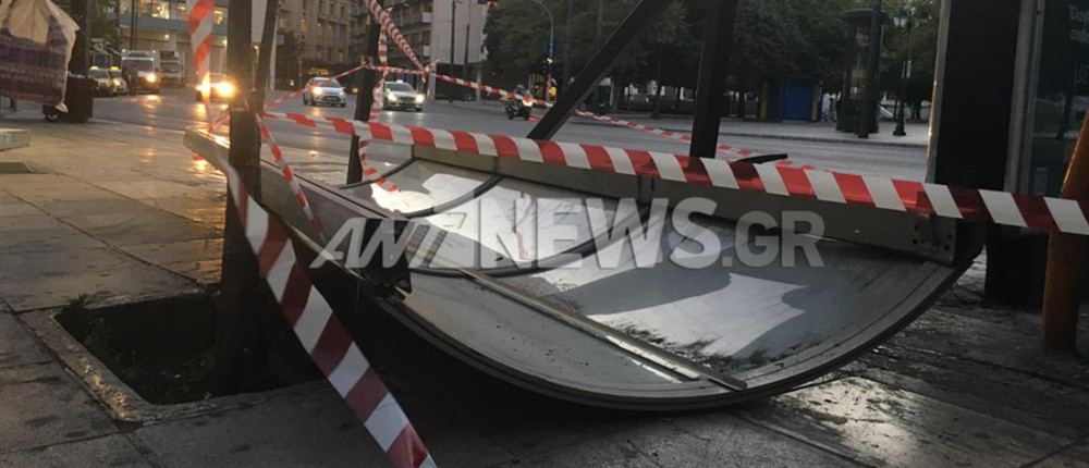 Πανικός στο Σύνταγμα από λεωφορείο που έπεσε σε στάση – Μία τραυματίας (vid)