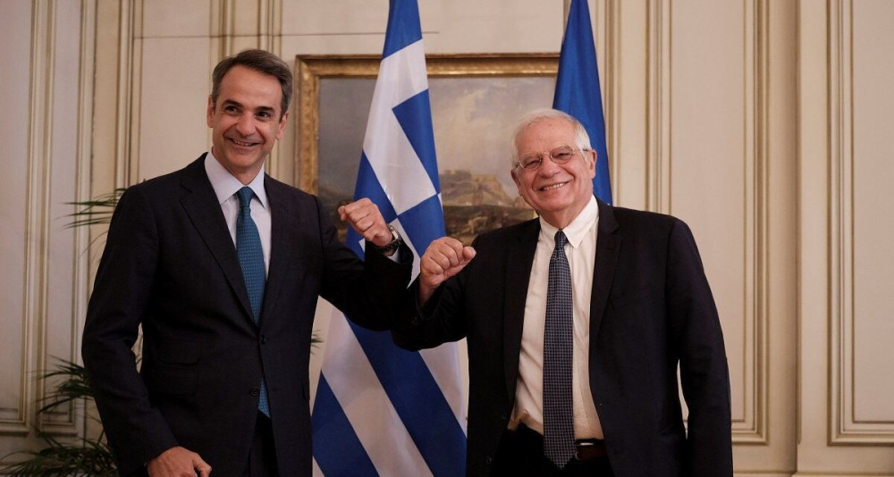 Αυστηρό μήνυμα Μητσοτάκη – Μπορέλ σε Τουρκία (pics)