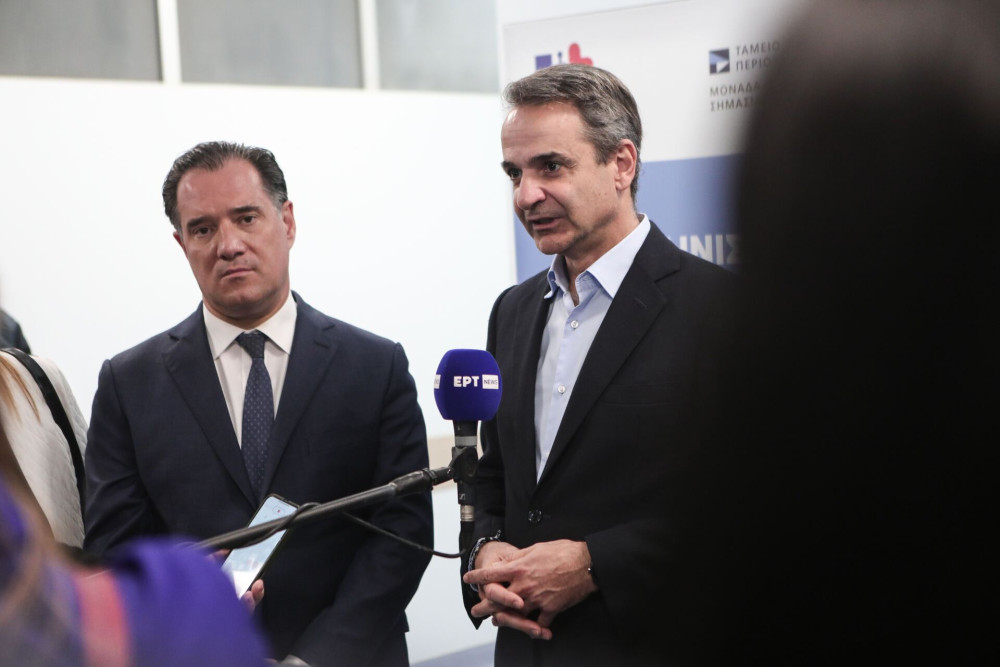 Στο Παίδων ο Κυριάκος Μητσοτάκης - Αυτοψία με τον Άδωνι Γεωργιάδη στην ανακαίνιση του νοσοκομείου
