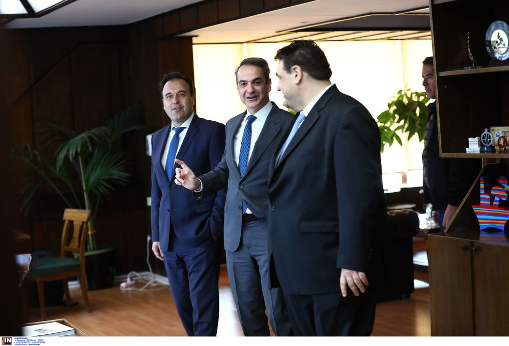 Σύσκεψη στο υπουργείο Εσωτερικών υπό τον Κυριάκο Μητσοτάκη (photos)