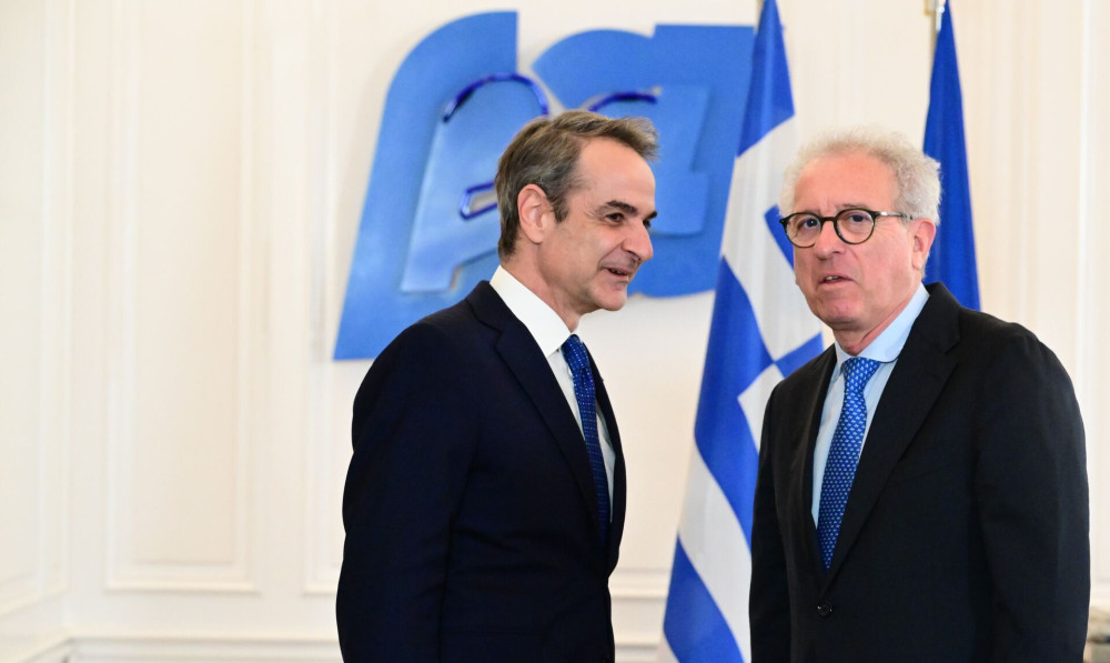 Συνάντηση Κυριάκου Μητσοτάκη με διευθυντή του ESM για άμυνα και μεταρρυθμίσεις