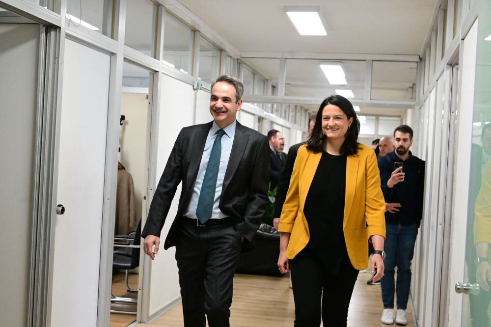Στο υπουργείο Εργασίας ο Κυριάκος Μητσοτάκης (photos)