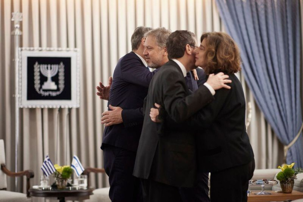 Η συγκινητική στιγμή Μητσοτάκη - Χέρτσογκ στην Ιερουσαλήμ και η αναφορά στον δολοφονημένο Ιωνά Καρούση  (photos)