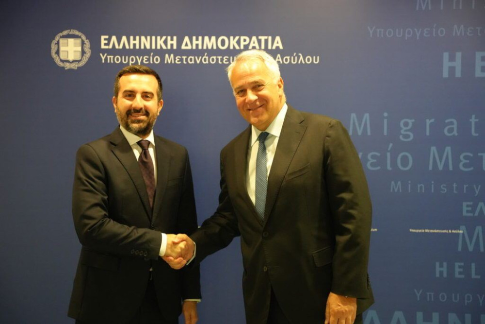 Μάκης Βορίδης: συναντήθηκε με τον υφυπουργό Μετανάστευσης της Κύπρου, Νικόλα Ιωαννίδη