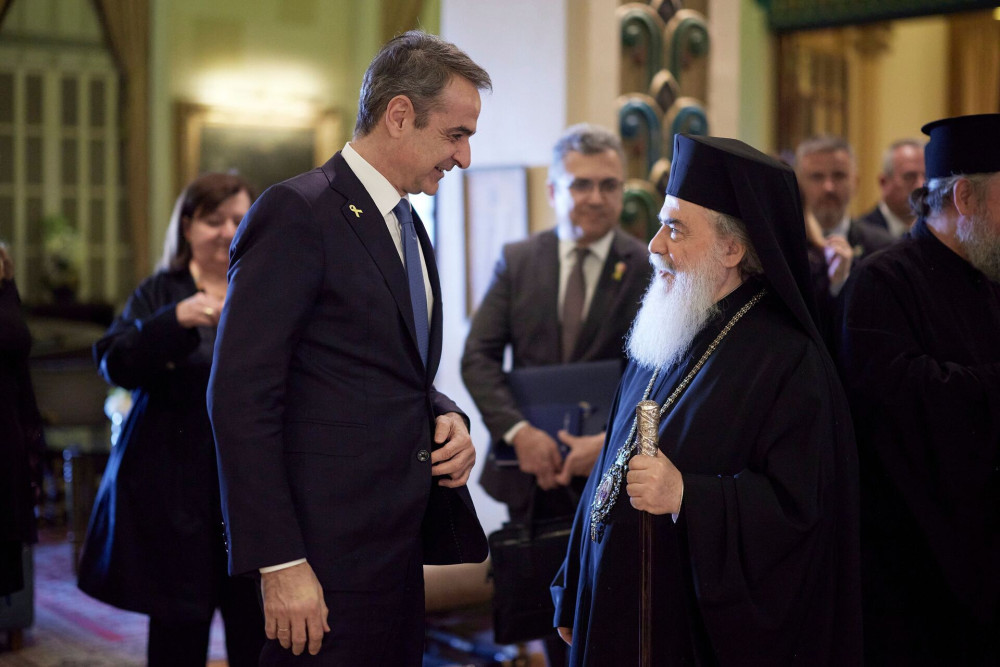 Κυριάκος Μητσοτάκης: συναντήθηκε, στο Ισραήλ, με τον Πατριάρχη Ιεροσολύμων Θεόφιλο Γ' (photos)