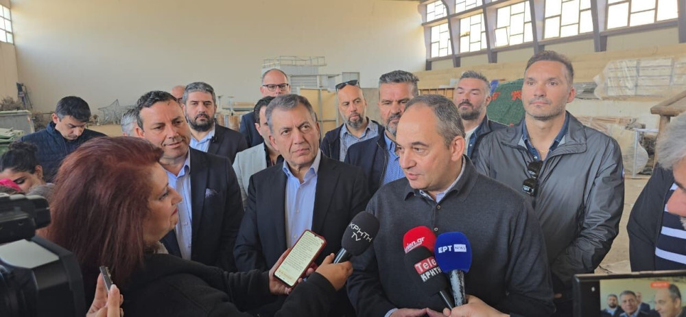 Γιάννης Πλακιωτάκης: «Το κλειστό γυμναστήριο Αγίου Νικολάου θα παραδοθεί σύντομα στους συμπολίτες μου»