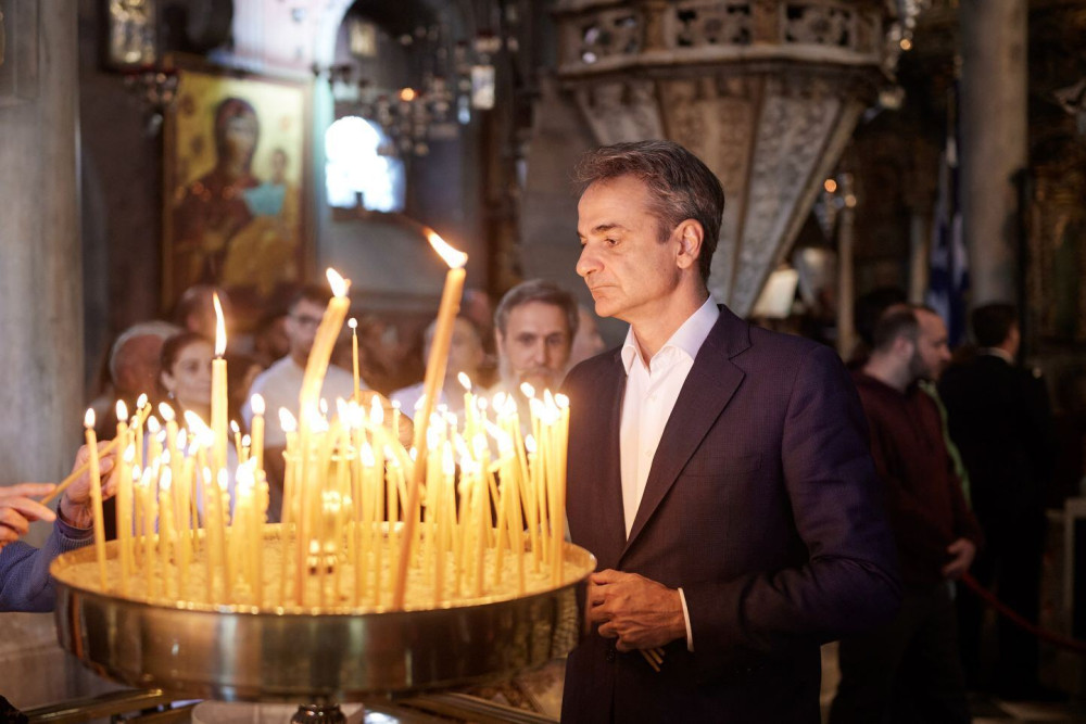 Μητσοτάκης: για Ανάσταση στην Τήνο - Στη Μητρόπολη Αθηνών τη Μεγάλη Πέμπτη