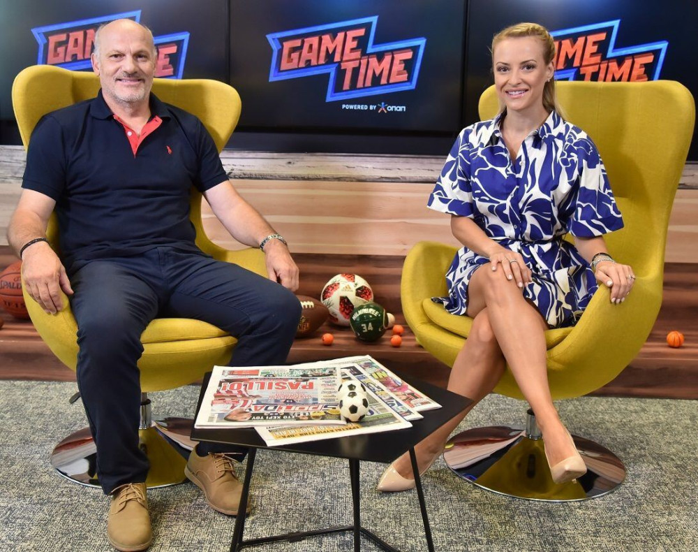 ΟΠΑΠ Game Time: Ο Τάκης Καραγκιοζόπουλος για το φινάλε της Super League (pics & vid)