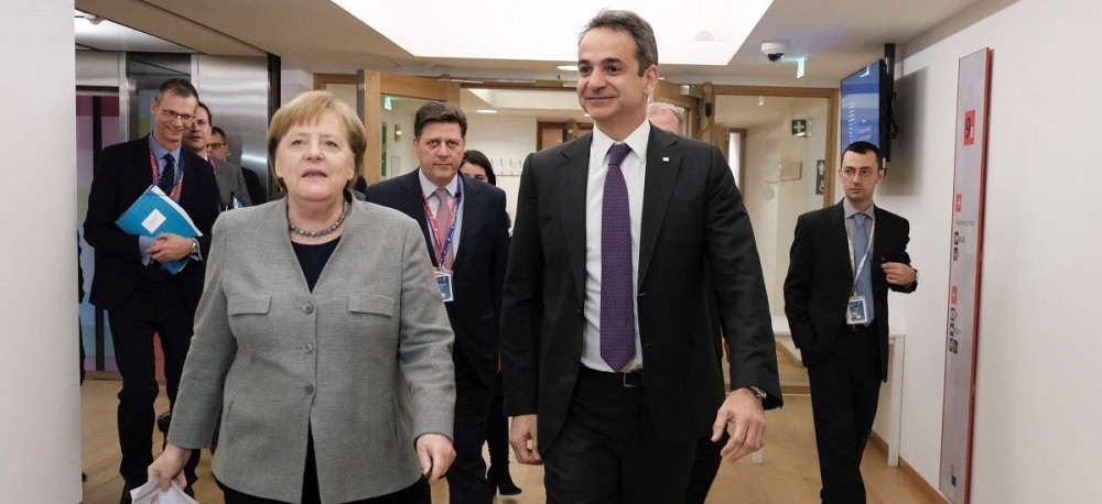 Τηλεφωνική επικοινωνία Μητσοτάκη – Μέρκελ ενόψει της Συνόδου Κορυφής