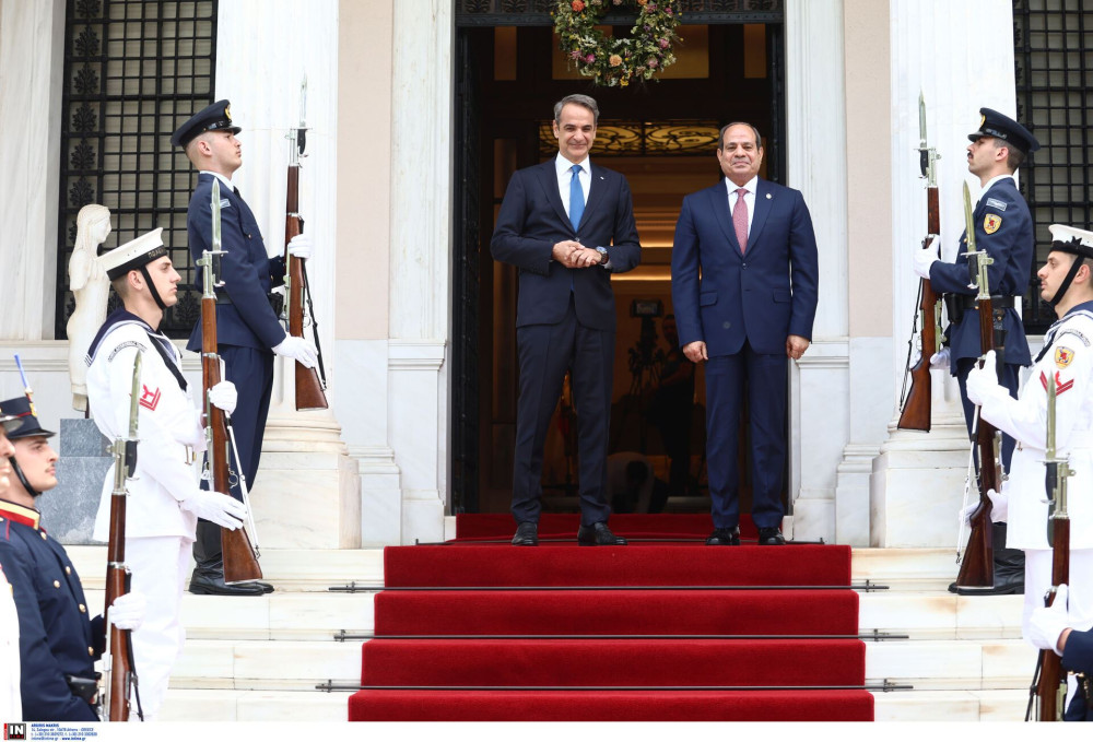 Επικοινωνία Μητσοτάκη με Αλ Σίσι για Μέση Ανατολή και Μονή Σινά