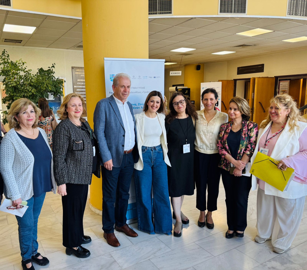 Ειρήνη Αγαπηδάκη:  στο Αιγάλεω για την Εθνική Δράση κατά της Παιδικής Παχυσαρκίας